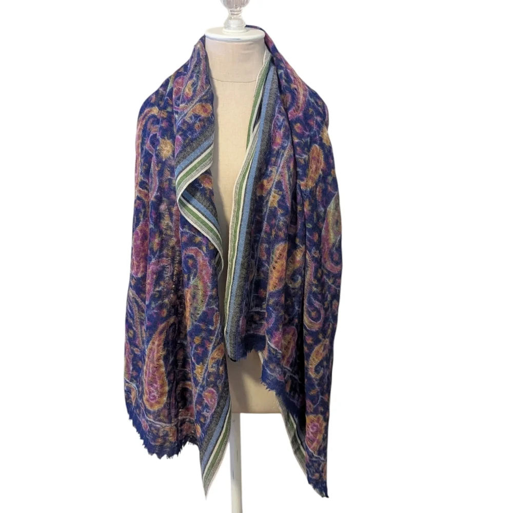 Vintage paisley wool